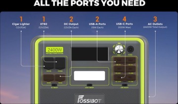 FOSSiBOT F2400 stroomgenerator